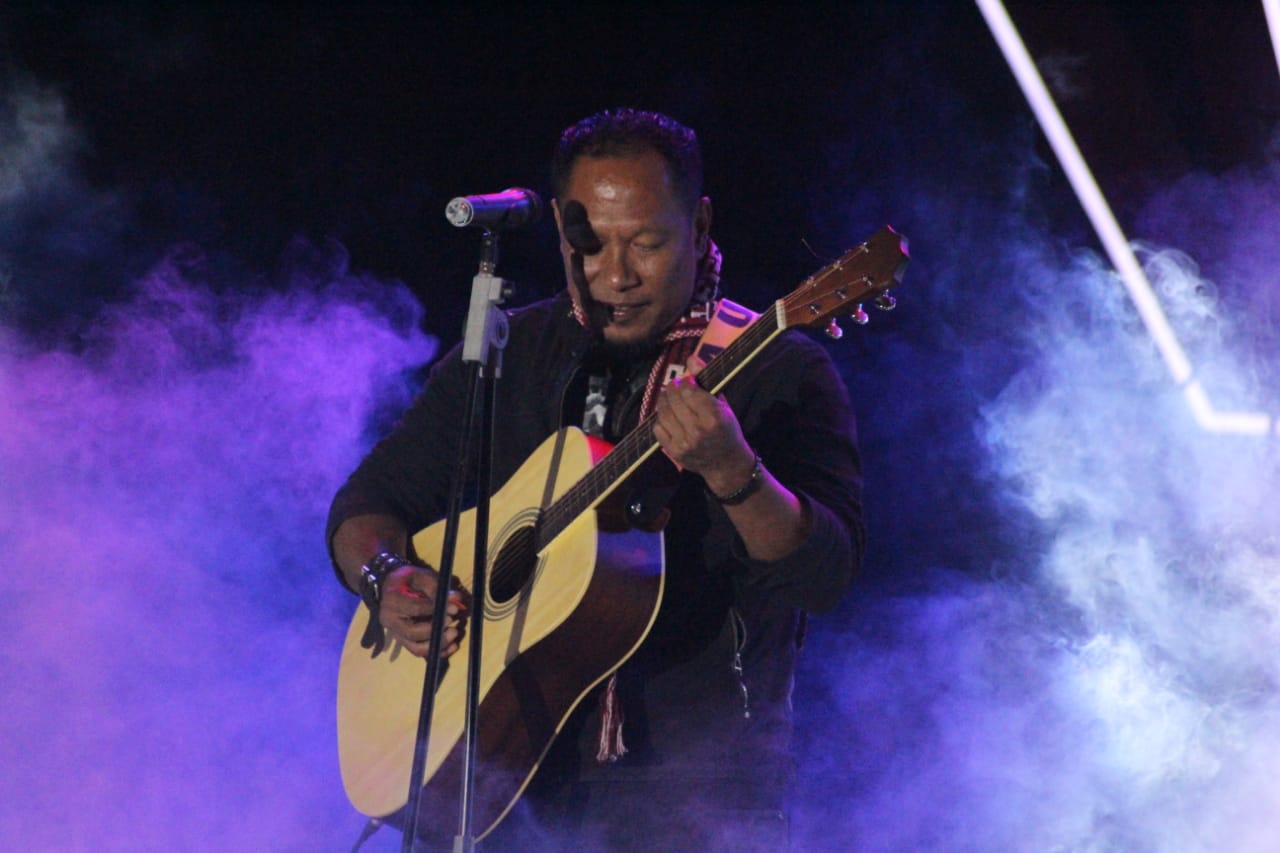 Samosir Music International 2018, Herman Delago dan Tim Bawakan Lagu ‘Mardua Holong’