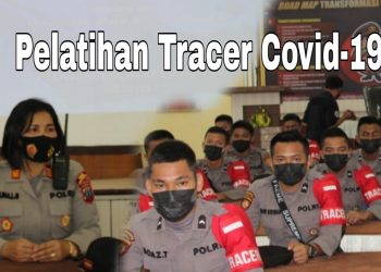 Polres Pematangsiantar bersama Dinas Kesehatan Gelar Pelatihan dan Pembekalan Tracer Covid-19