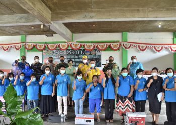 menyambut Hari Ulang Tahun TNI ke-76 Tahun 2021,  Korem 023/KS bekerjasama dengan Lions Club Indonesia Distrik 307 A2 Medan melaksanakan Bakti Sosial memberi bantuan kepada penyandang Disiabilitas