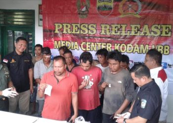 Timsus Denintel Kodam I Bukit Barisan Ringkus 11 Pengedar Sabu dari Asrama