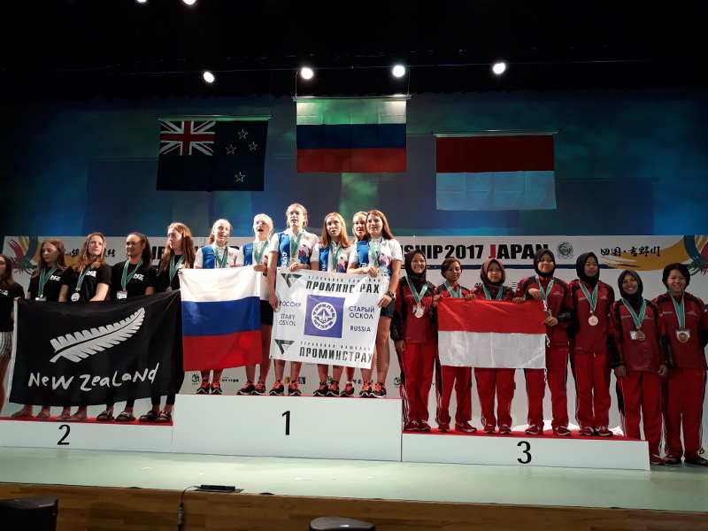 Tim Muda Arung Jeram Indonesia Berjaya Naik Podium WRC 2017 Di Miyoshi Jepang Tim Muda Arung Jeram Indonesia Berjaya Naik Podium WRC 2017 Di Miyoshi Jepang