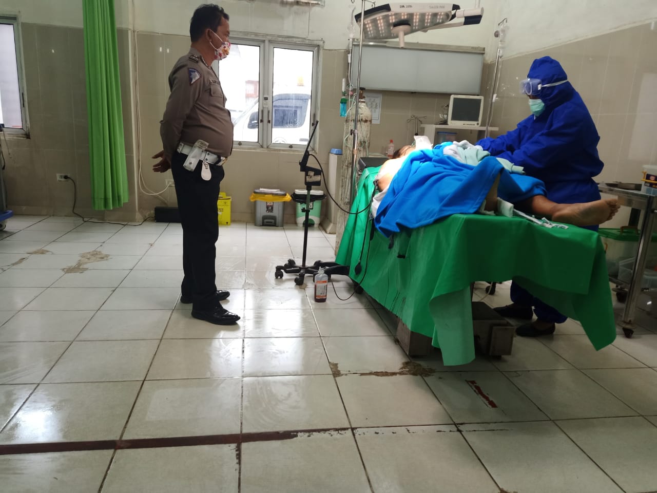 Tewas Kecelakaan di Jalan Lintas Tarutung-Balige, Jenazah Ibu dan Anak Dibawa ke Siantar