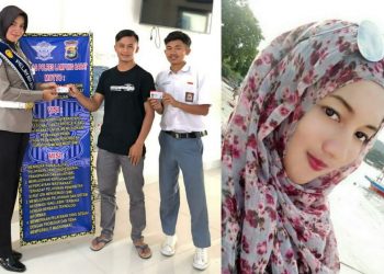Bripda Novia Rizqiani, Polwan Cantik Mantan Paskibraka dari Lampung