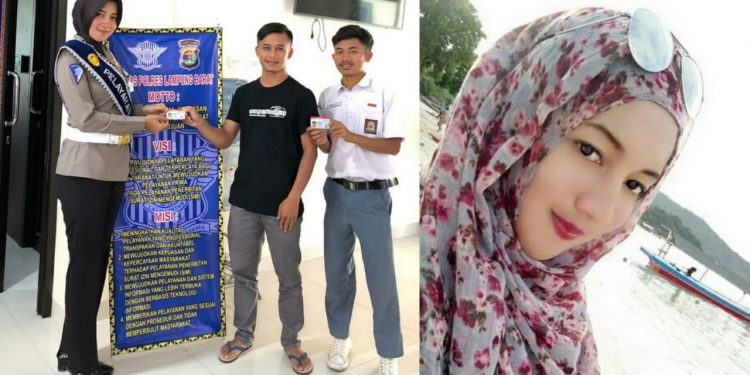 Bripda Novia Rizqiani, Polwan Cantik Mantan Paskibraka dari Lampung Bripda Novia Rizqiani, Polwan Cantik Mantan Paskibraka dari Lampung