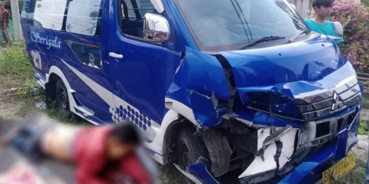 Tabrakan dengan Serigala, Fajar Meregang Nyawa di Jalan Lintas Siantar-Perdagangan