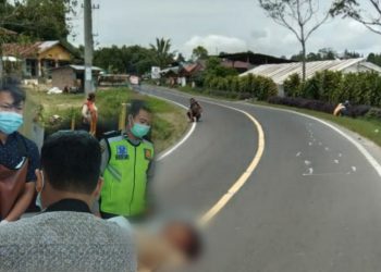 Rado Saragih Tewas Bersimbah Darah di Jalan Siantar-Saribudolok