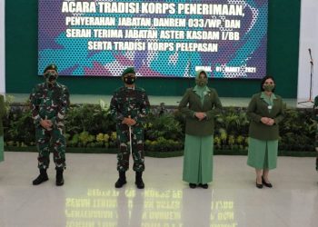 Selamat! Brigjen TNI Jimmy Ramoz Manalu Dipercaya Jabat Danrem 033/WP