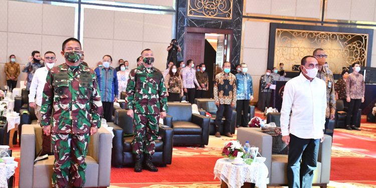 Pangdam I/BB Hadiri Pertemuan Tahunan BI Sumut TA 2020