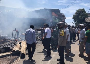 Rumah Kontrakan Milik Unedo br Sigalingging Terbakar