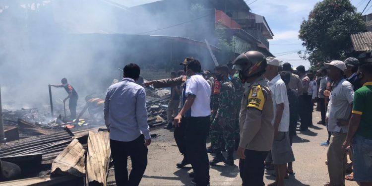 Rumah Kontrakan Milik Unedo br Sigalingging Terbakar