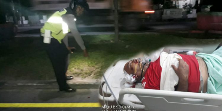 Gorga Simanjuntak Korban Tabrak Lari di Medan Johor, Ditolong Mantan Kapolsek Kompol BL Malau