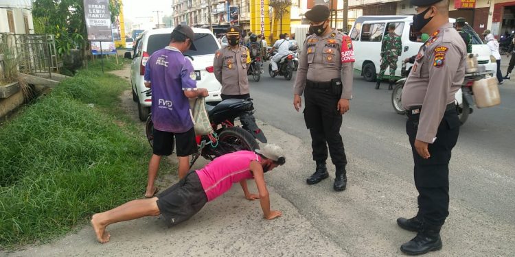276 Orang Terjaring Razia Masker di Sibolga