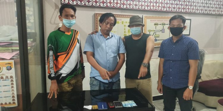 Polres Siantar Tangkap Pelaku Judi Togel Hongkong saat Sedang Makan di Warung