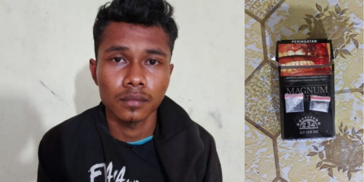 Pegang Sabu, Pemuda Kampung Bandar Jambu ini Diringkus Satres Narkoba Polres Simalungun