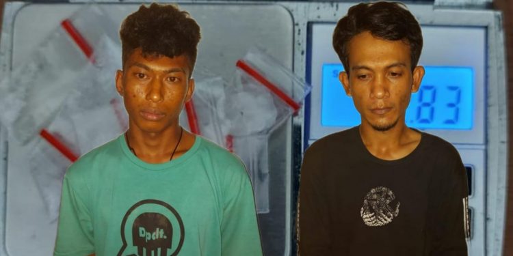 Dua Pria Diamankan dan 11 Paket Sabu Disita saat Penggerebekan Rumah di Perdagangan