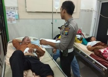 Pensiunan PNS, Usaha Pasaribu Kecelakaan Saat Bonceng Istri