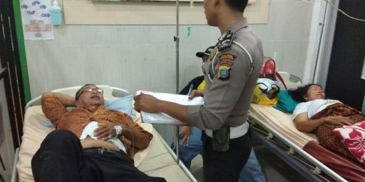 Pensiunan PNS, Usaha Pasaribu Kecelakaan Saat Bonceng Istri