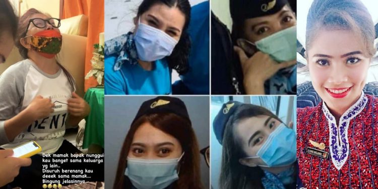 Grislend Gloria Natalie boru Sinaga, Pramugari NAM Air ikut dalam Penerbangan Sriwijaya Air SJY 182