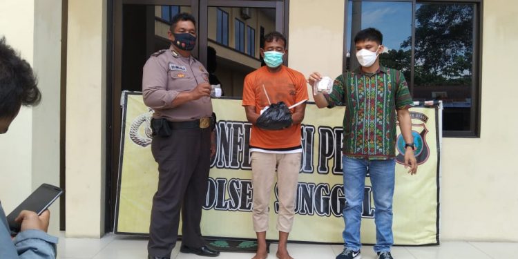 Buka Lapak Jual Ganja, Warga Kampung Lalang Diciduk Tekab Sunggal