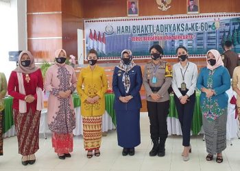 Wakapolres Tanggamus Kompol Heti Patmawati Hadiri Syukuran Hari Bhakti Adhyaksa ke-60