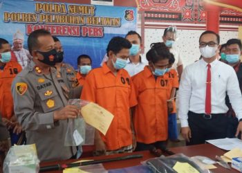 Polres Pelabuhan Belawan Tangkap 10 Pelaku Kasus Pembunuhan dan Perampokan