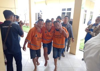Penadah dan Pelaku Pencurian 5,5 Ton Getah Karet Ditangkap Polres Simalungun