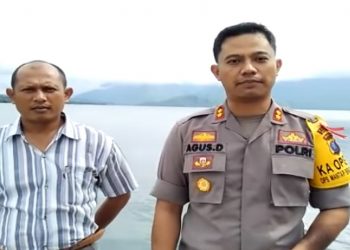 Isu Kapal Tenggelam di Danau Toba Hoax. Ini Penjelasan Kapolres Samosir