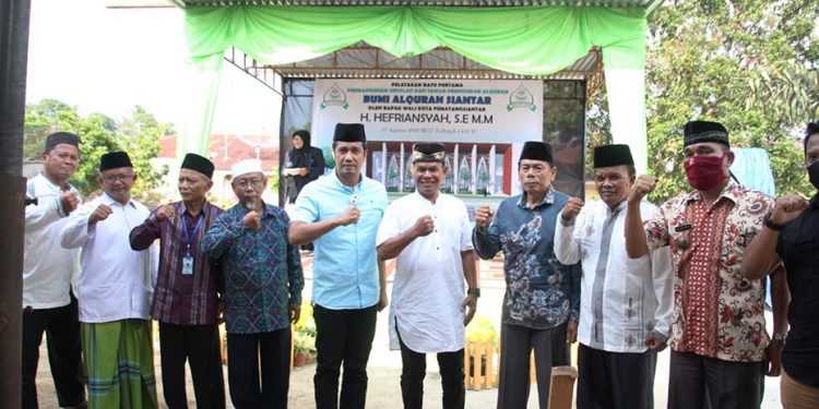 Alhamdulillah... Pembangunan Rumah Baca Bumi Alquran Siantar Dimulai, Walikota Letakkan Batu Pertama