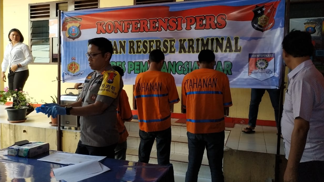 Polres Siantar Amankan Tiga Pelaku Penganiayaan Wartawan