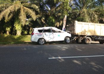 Ambulance Dinas Kesehatan Hancur Ditumpangi Caleg Bupati Minta Inspektorat Turun Tangan