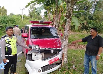 Kecelakaan Ambulance Puskesmas Sindaraya Kontra Sepedamotor, Jon Sariamen Saragih Tewas