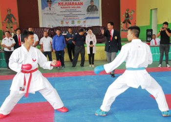 Kejuaraan Karate Amura Piala Wali Kota dan Kakan Bea Cukai Pematangsiantar Dibuka