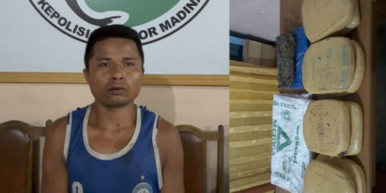 Hamzah Rangkuti Gagal Jual 8 Bal Ganja, Calon Pembelinya ternyata Polisi yang Menyamar