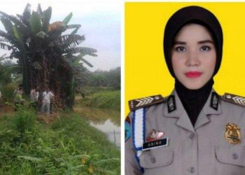 Kejar Dua Adik Depresi, Bu Polwan Cantik Terpeleset dan Tenggelam di Sungai