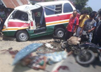 Pulang Ambil Pakan Ternak, Pasutri Lahuddin Nasution dan Sahlan Rambe Tewas Ditabrak Angkot