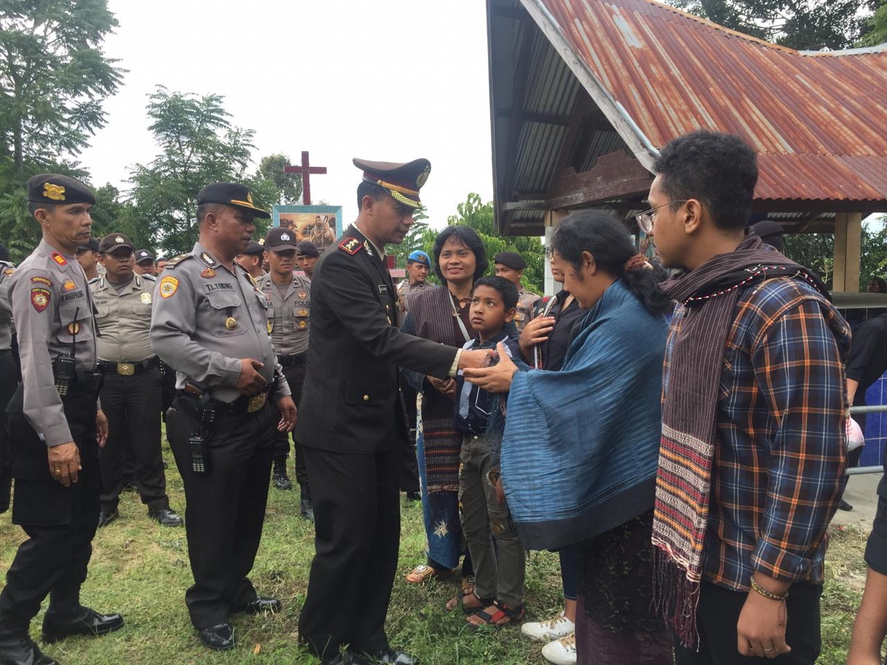 Ipda Anumerta Jonter Siringoringo yang Meninggal usai Pengamanan Pemilu Dimakamkan di Samosir