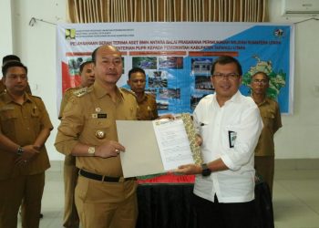 Bupati Taput Terima Aset BMN dari Kementerian PUPR