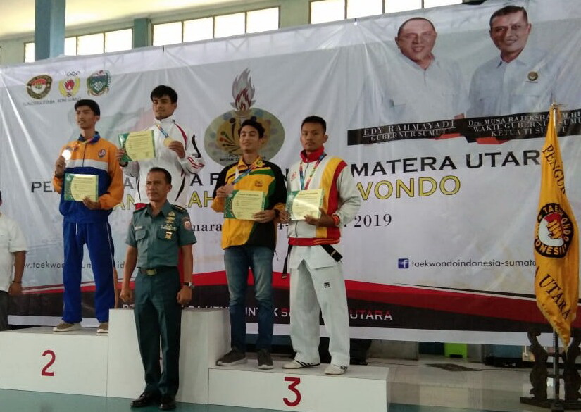 Atlit Taekwondo Siantar Berhasil Raih 1 Perak dan 4 Perunggu