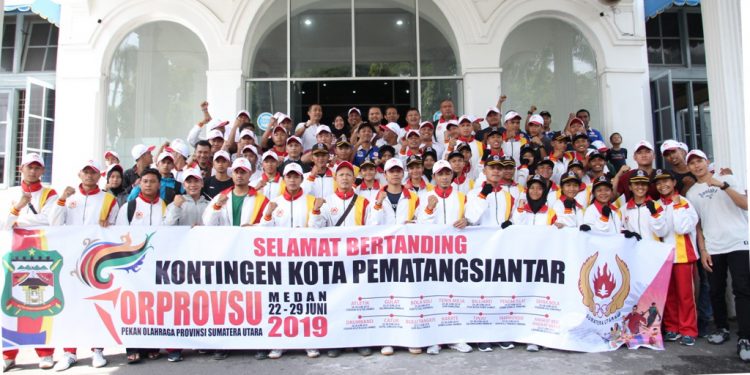 71 Atlet Siantar Ikuti 9 Cabang Olahraga di Porpvrov Sumut 2019