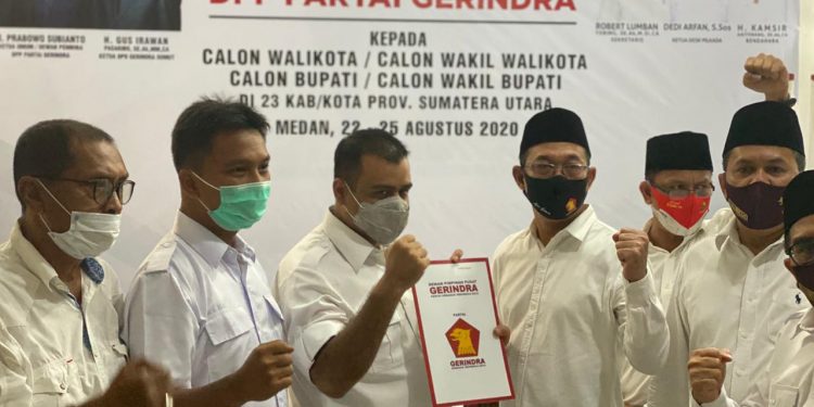 Hasim-TPS Terima Formulir B.1 KWK Partai Gerindra