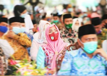Syahputri Hefriansyah dan Pj Sekda Dampingi Kafilah Siantar di Pembukaan MTQ Sumut di Tebingtinggi