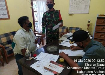 Anjangsana Personel Jajaran Kodim 0208/Asahan Ditengan Pandemi Covid-19
