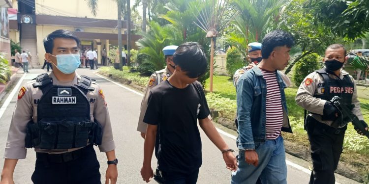 Nekat Bawa Sabu ke Polrestabes Medan, 2 Pria ini Langsung Diciduk