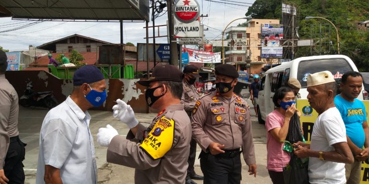 Razia Masker di Sibolga Berlanjut, Sejumlah Warkop dan Perbatasan jadi Sasaran
