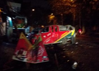Angkot Maut, RMC 104 Kecelakaan dan Tewaskan Dua Penumpang di Medan Tuntungan