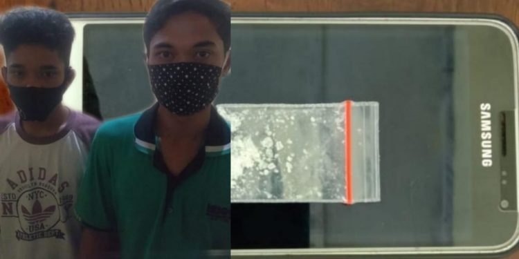 Belanja dari Siantar Lalu Simpan Sabu di Casing HP, Dua Supir Angkot Diciduk Polres Simalungun