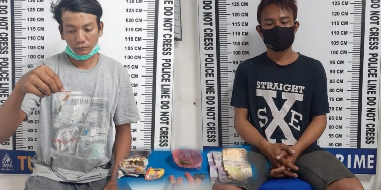Pengedar dan Pecandu Ganja Ditangkap dari Warung di Jalan Merbau Siantar
