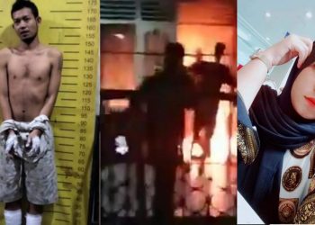 Jonanda, Pria Pembakar Istri Ditembak Kedua Kakinya