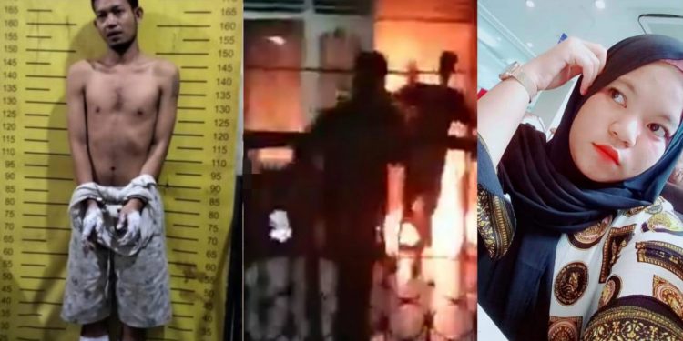 Jonanda, Pria Pembakar Istri Ditembak Kedua Kakinya