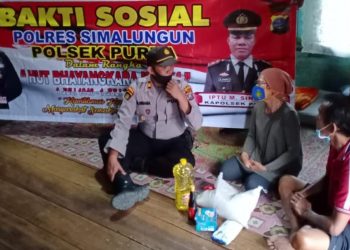 Bakti Sosial Polres Simalungun di Bosar Maligas dan Purba Sambut Hari Bhayangkara